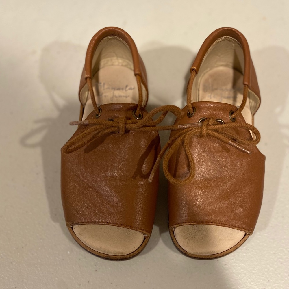 Kids genuine leather sandal